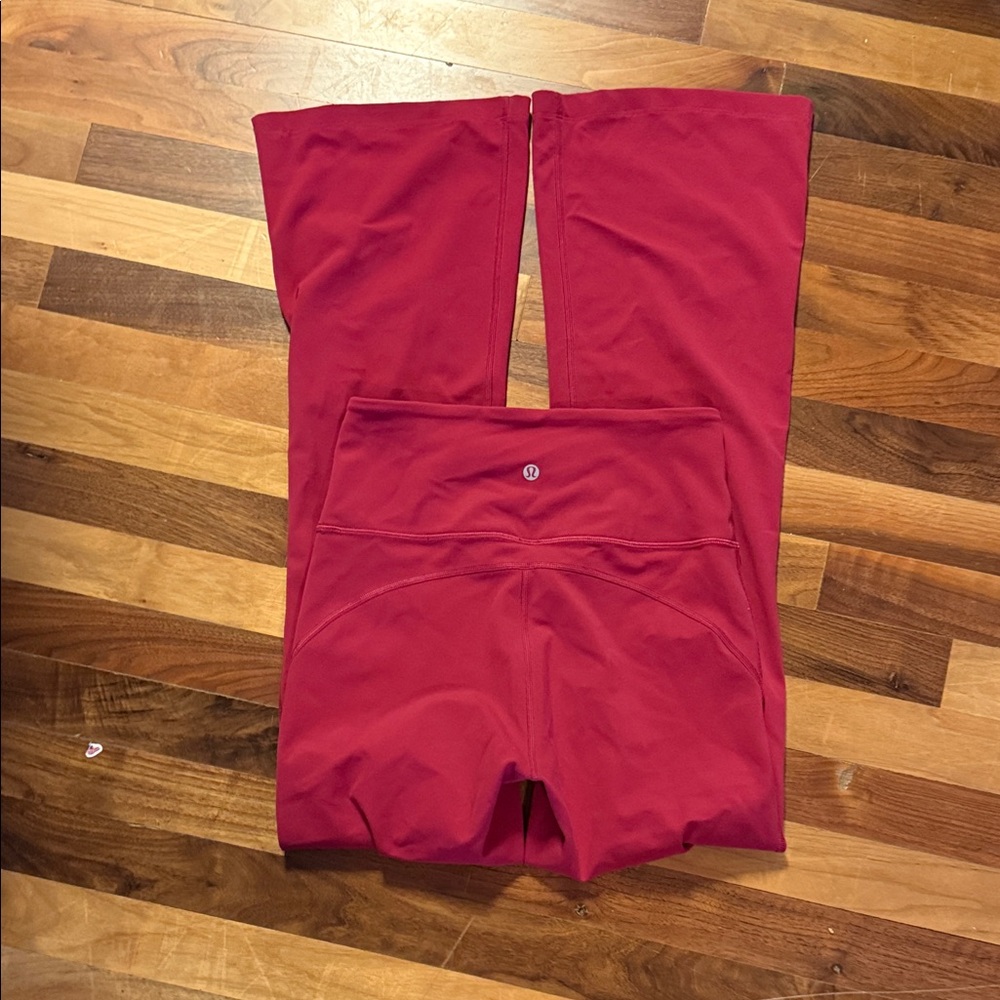 lululemon athletica Red Leggings, flare